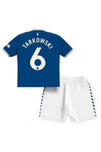 Fotbalové Dres Everton James Tarkowski #6 Dětské Domácí Oblečení 2023-24 Krátký Rukáv (+ trenýrky)